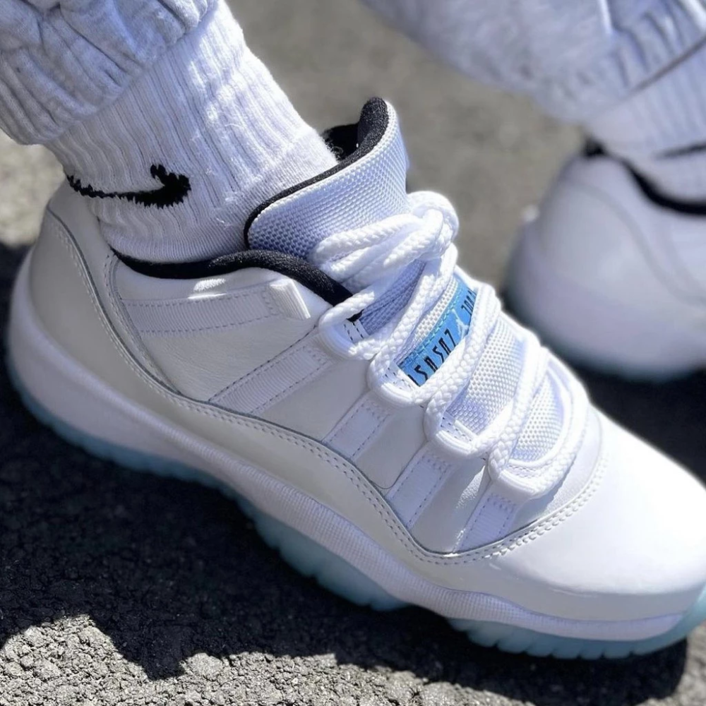 Air Jordan 11 Low Legend Blue AV2187-117 男女鞋 情侶鞋 AJ11 傳奇藍-細節圖2