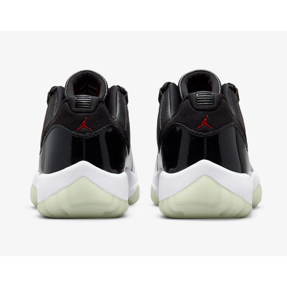 Air Jordan 11 Low AV2187-001 72-10 限量 11代 大魔王 黑白 低筒 籃球鞋-細節圖7