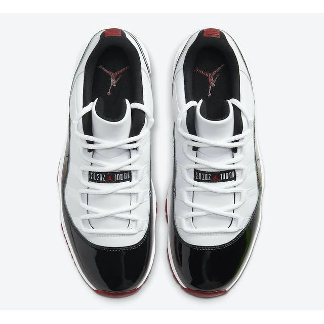 Air Jordan 11 Low White Bred AV2187-160 AJ11 男女鞋-細節圖6