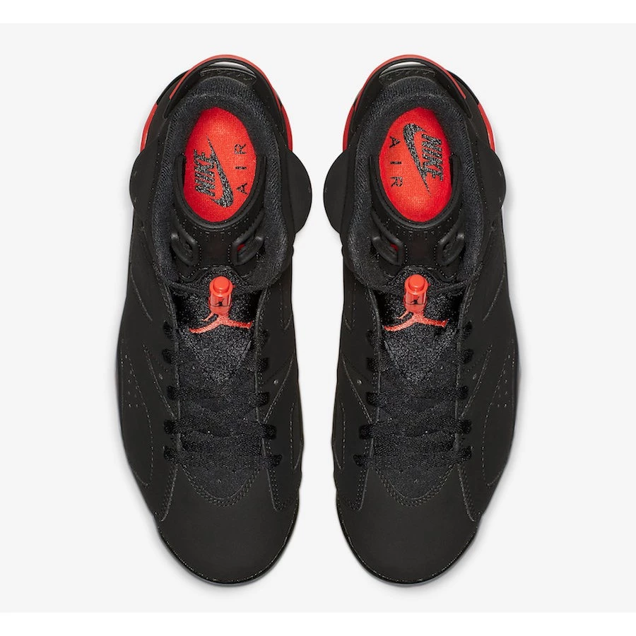 Air Jordan 6 Black Infrared 384664-060 情侶鞋 6代 大魔王 AJ6-細節圖5