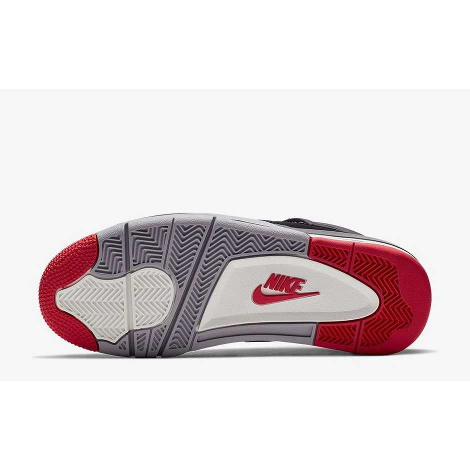 Air Jordan 4 Retro OG Bred 308497-060 男女鞋 老屁股 黑紅-細節圖3