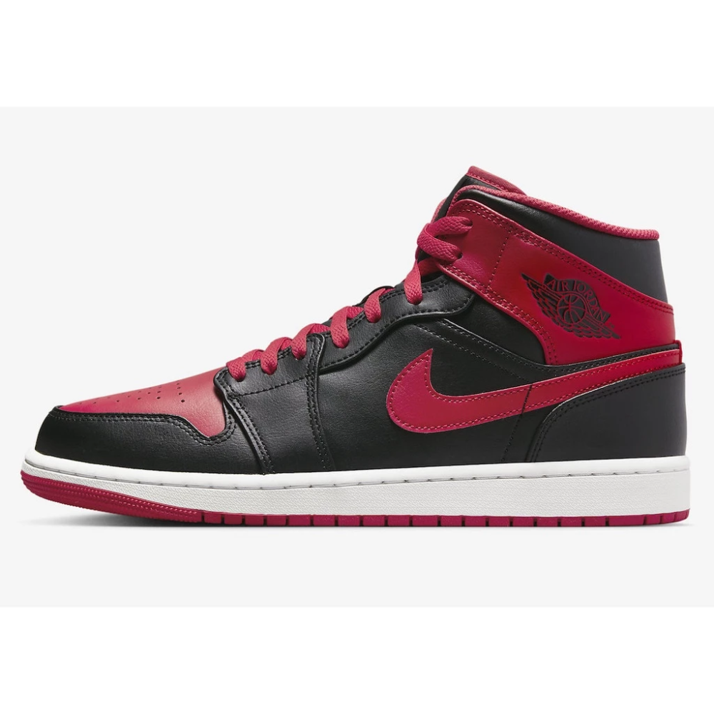 Air Jordan 1 Mid Alternate Bred DQ8426-060 籃球鞋 AJ1 湘北 灌籃-細節圖2