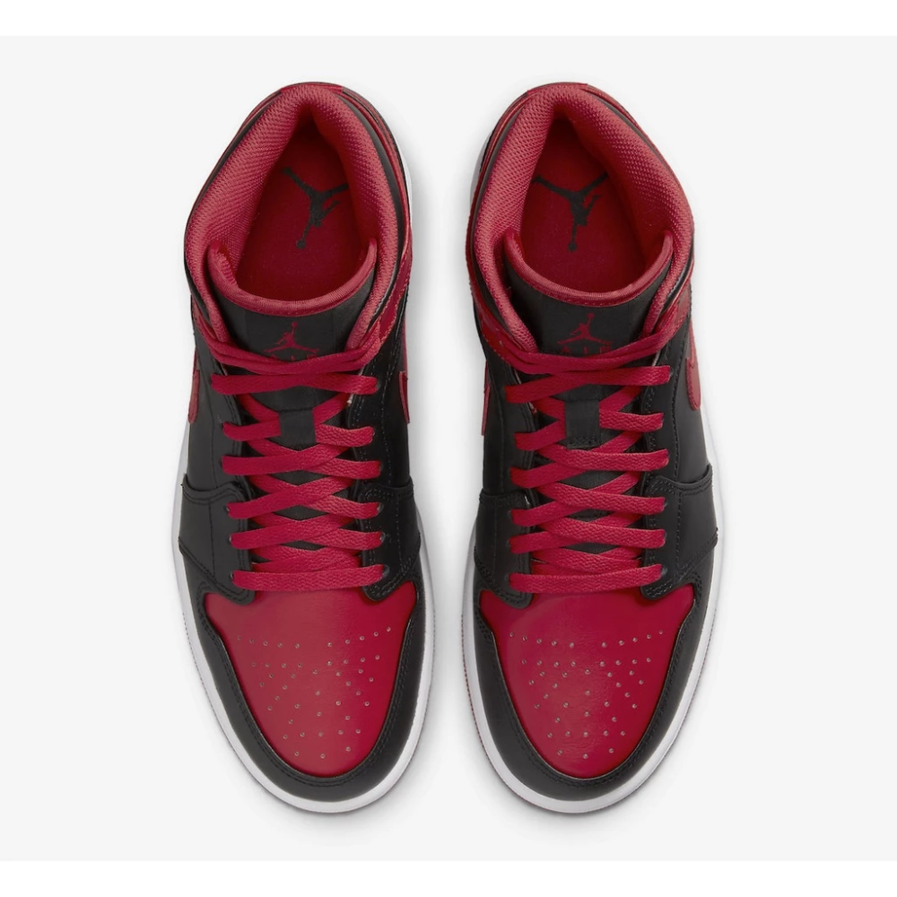 Air Jordan 1 Mid Alternate Bred DQ8426-060 籃球鞋 AJ1 湘北 灌籃-細節圖5