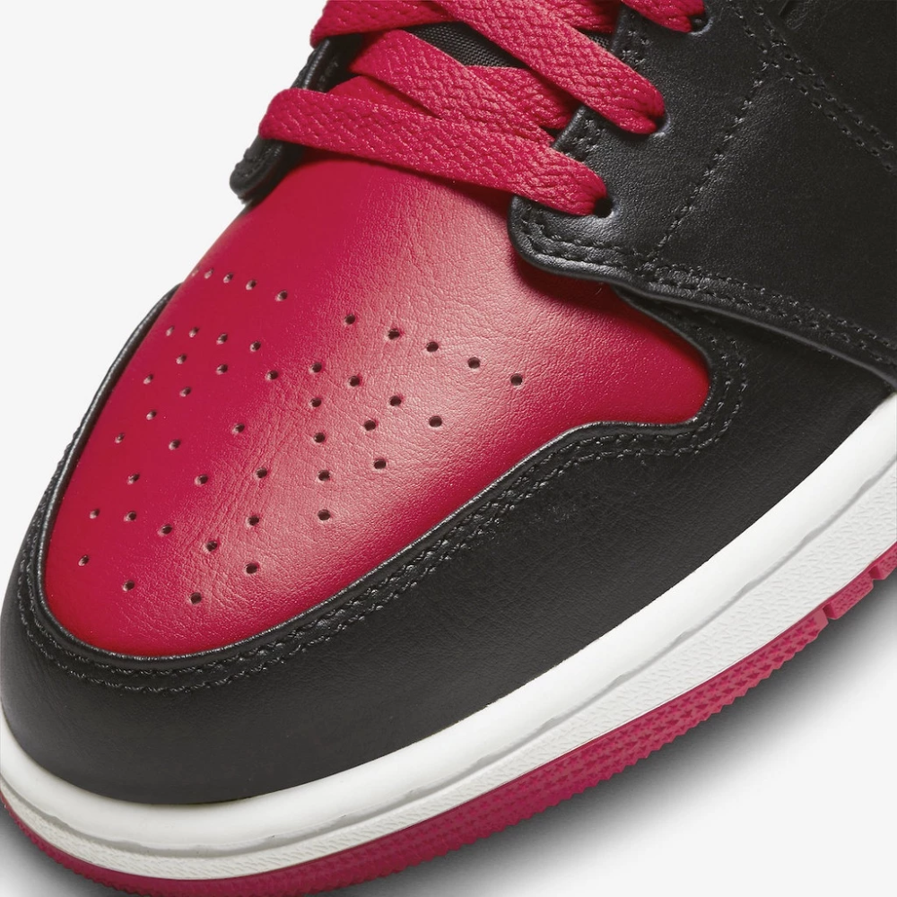Air Jordan 1 Mid Alternate Bred DQ8426-060 籃球鞋 AJ1 湘北 灌籃-細節圖7
