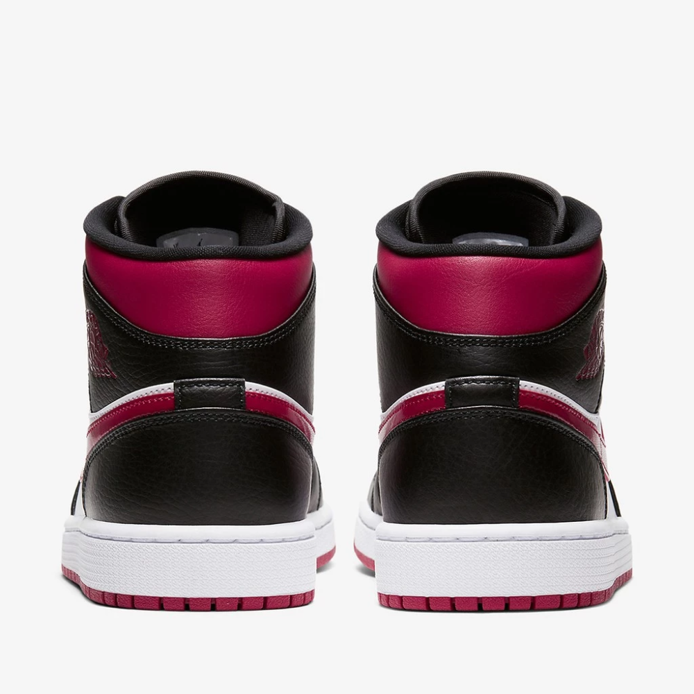 Air Jordan 1 Mid Bred Toe 554724-066 男女鞋 黑腳趾 AJ1-細節圖6