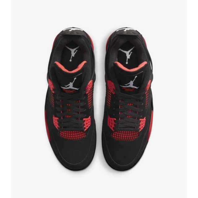 Air Jordan 4 Retro Red Thunder CT8527-016 AJ4 黑紅-細節圖5