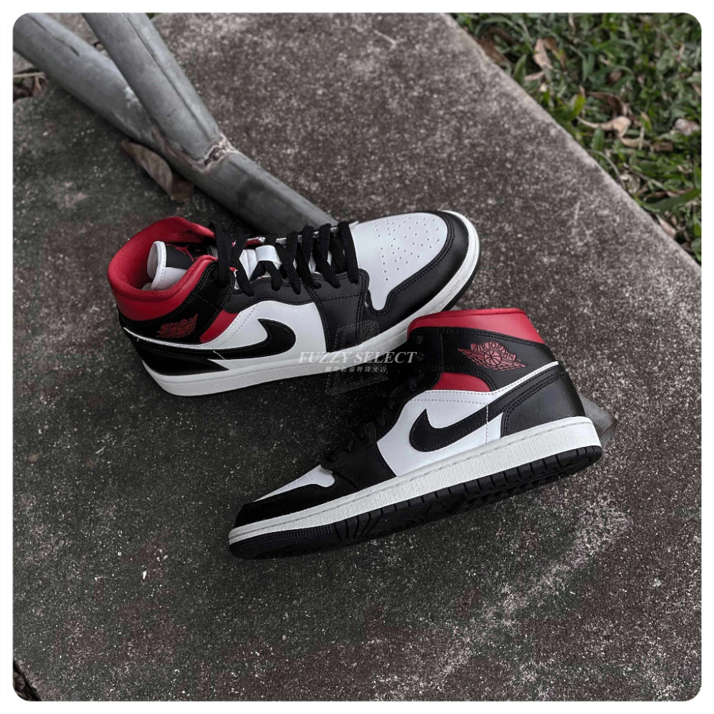 Air Jordan 1 Mid Black Gym Red 黑紅 BQ6472-061-規格圖9
