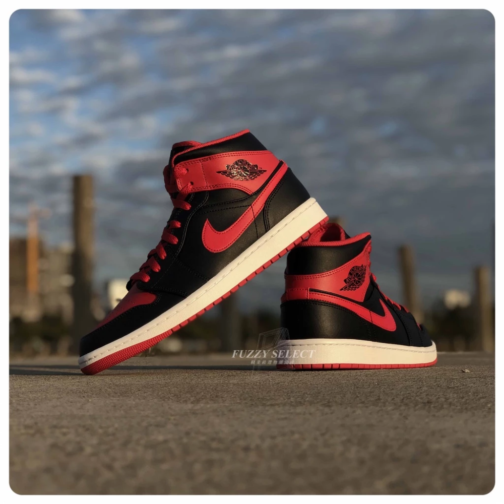 Air Jordan 1 Mid Alternate Bred 黑紅 灌籃高手 DQ8426-060-規格圖9
