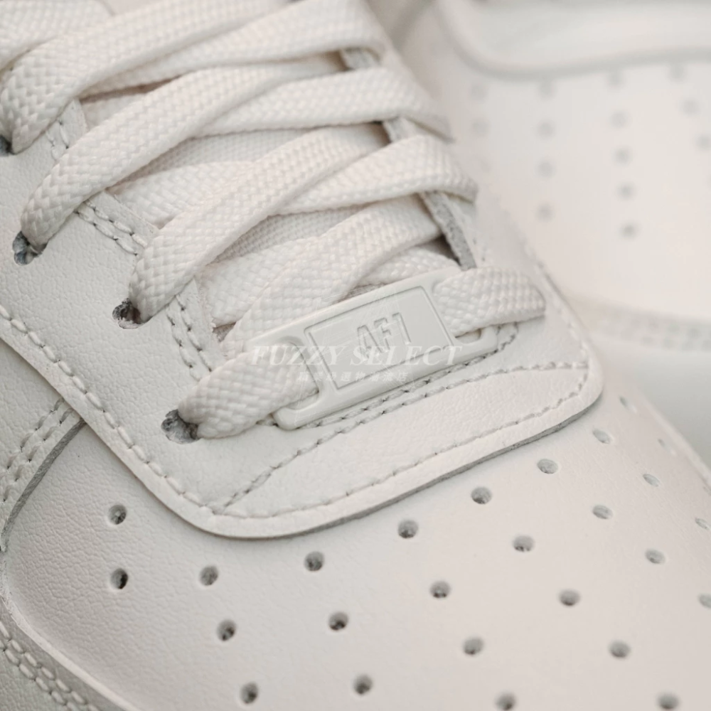 W Nike Air Force 1 黑小勾 刺繡 奶油白 HF1058-133-細節圖6
