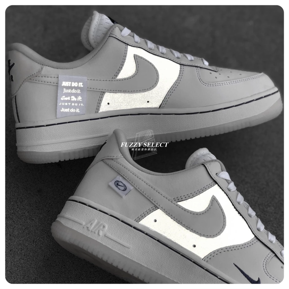 W Nike Air Force 1 Sail Blue 奶油 白藍 小勾 標籤 FB1839-111-細節圖3