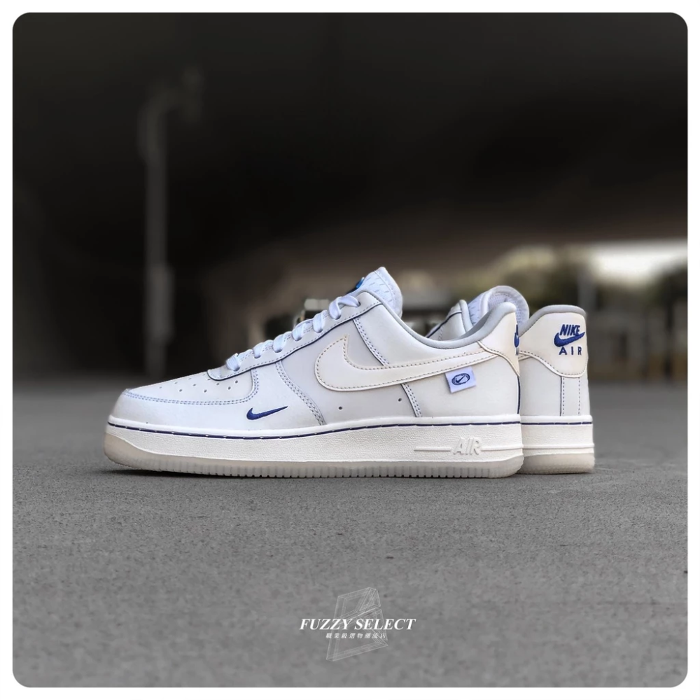 W Nike Air Force 1 Sail Blue 奶油 白藍 小勾 標籤 FB1839-111-規格圖7
