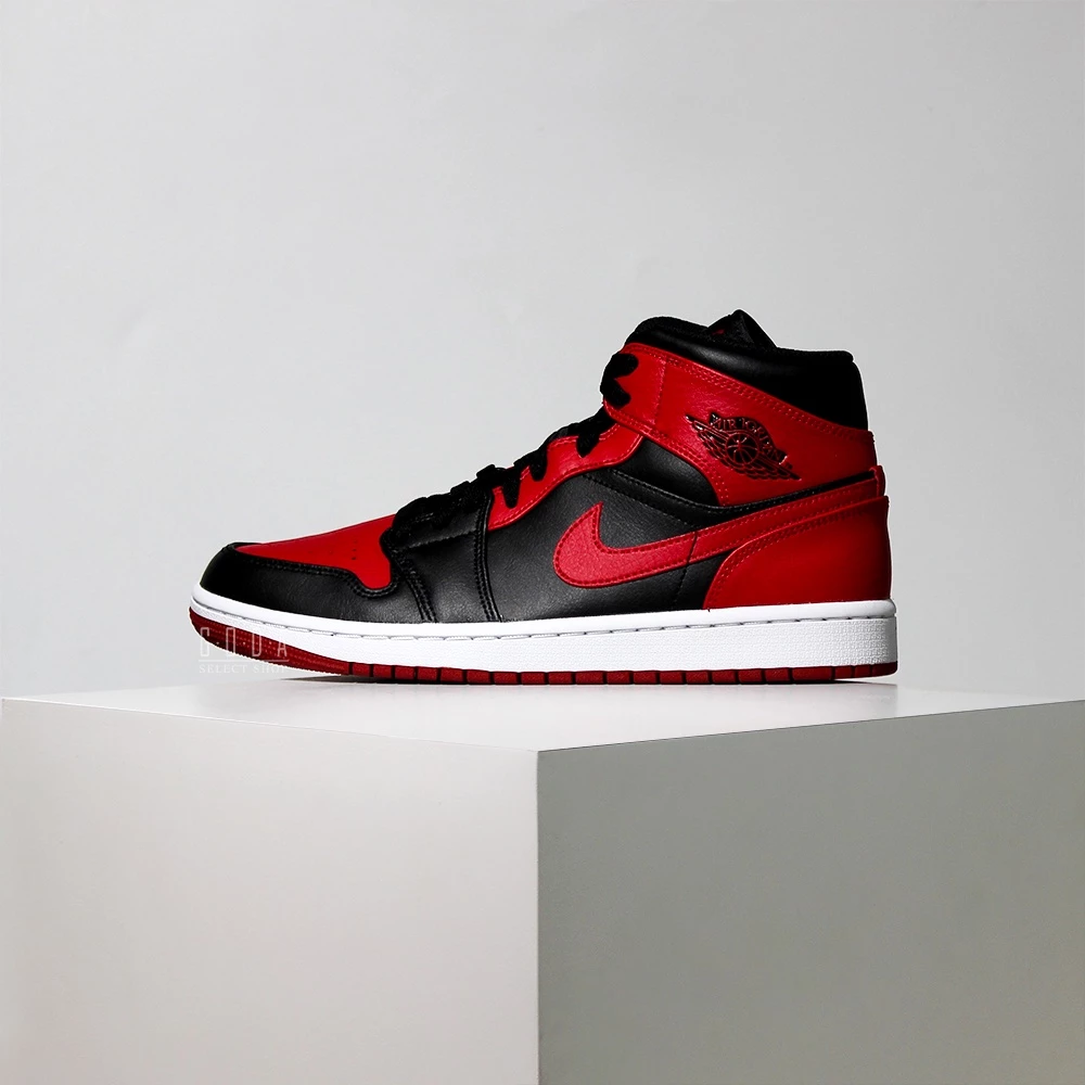 AIR JORDON 1 MID BANNED 黑紅 禁穿 AJ1 554724-074-細節圖4