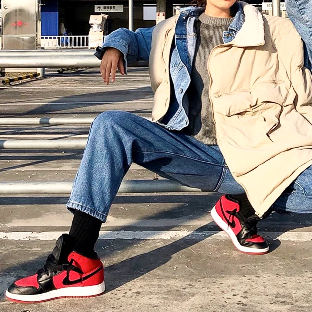 AIR JORDON 1 MID BANNED 黑紅 禁穿 AJ1 554724-074-細節圖5