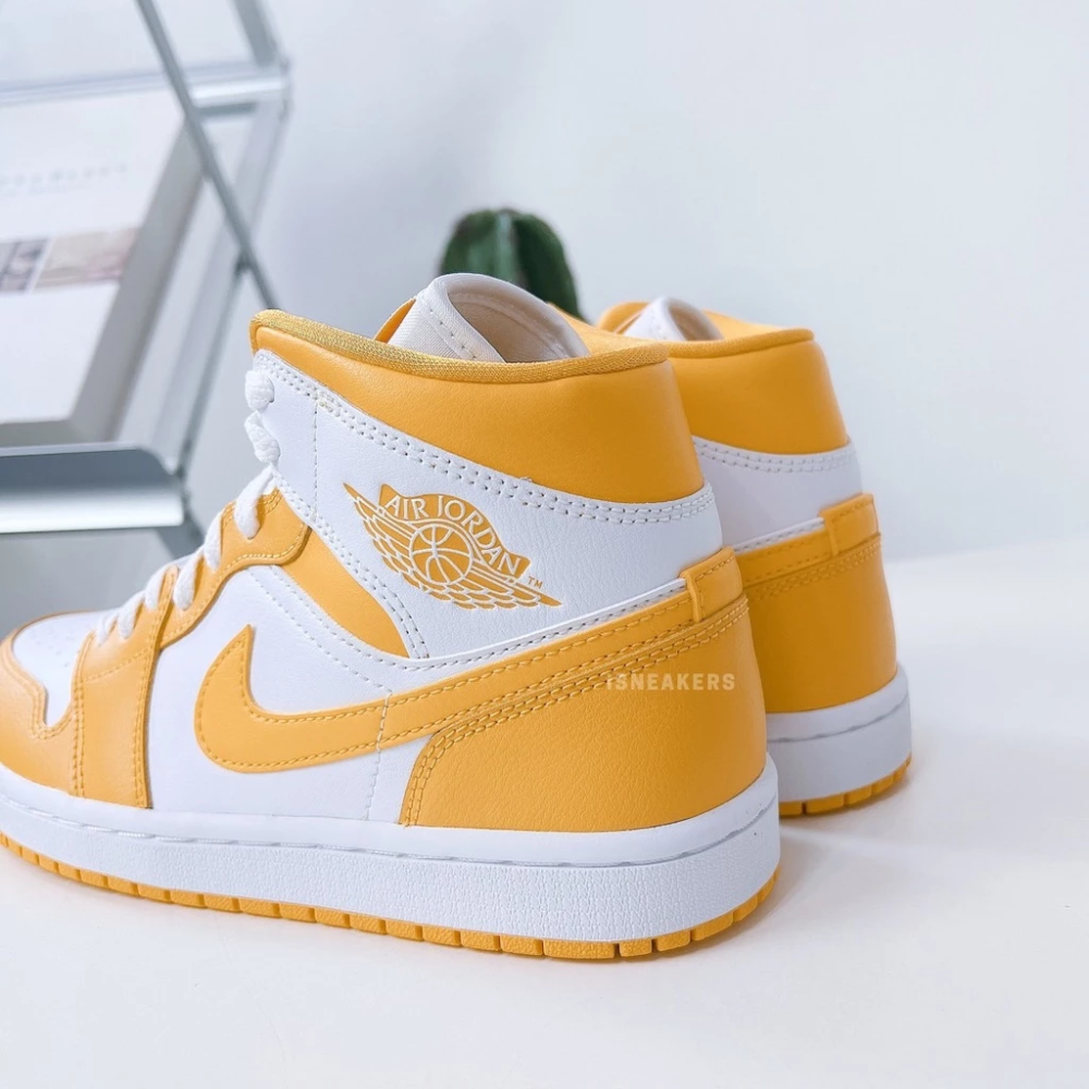 Air Jordan 1 University Gold 金黃 白黃 女款 BQ6472-117-細節圖3