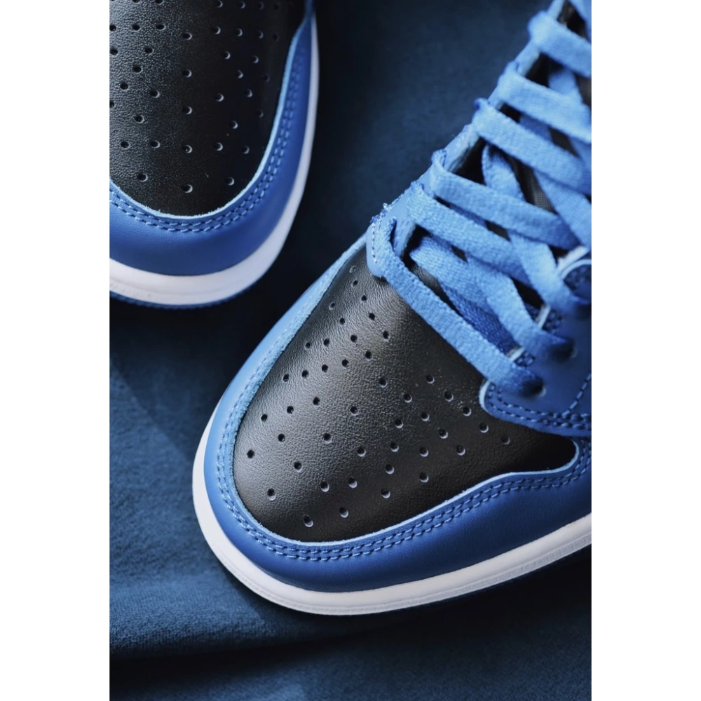 Air Jordan 1 High OG 黑藍 皇家藍 男女鞋 555088-404-細節圖4