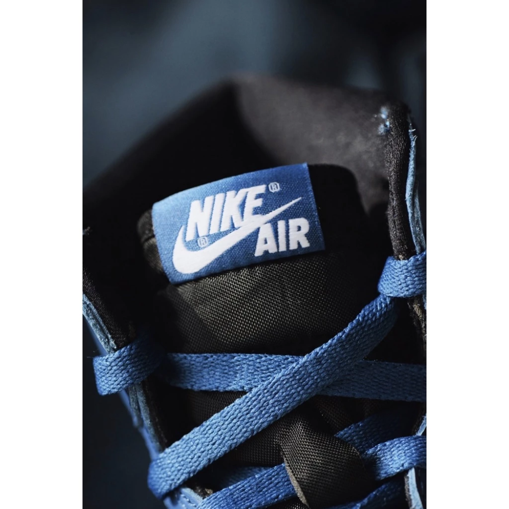 Air Jordan 1 High OG 黑藍 皇家藍 男女鞋 555088-404-細節圖6