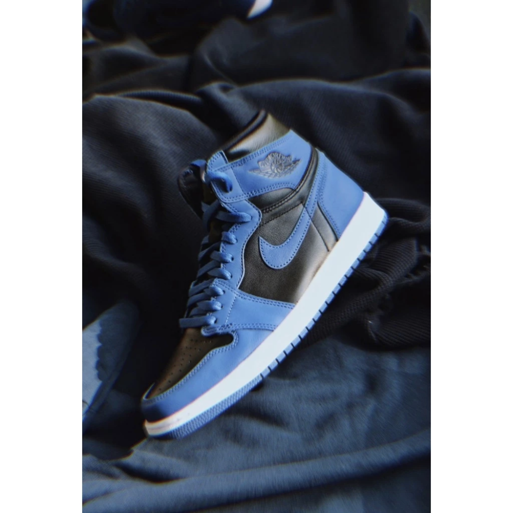 Air Jordan 1 High OG 黑藍 皇家藍 男女鞋 555088-404-細節圖8