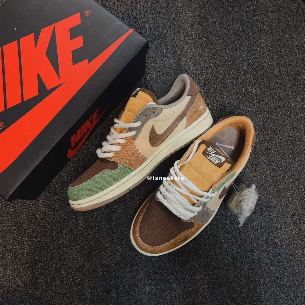 AJ1 Retro Low OG Voodoo 巫毒咖啡 DZ7292-200-細節圖3