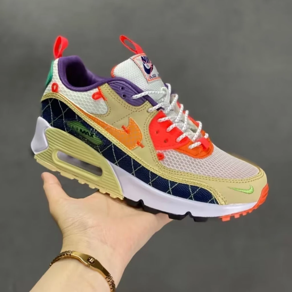 Nike AIR MAX 90 男女氣墊緩震低幫運動鞋 休閒跑步鞋#送禮推薦-細節圖4