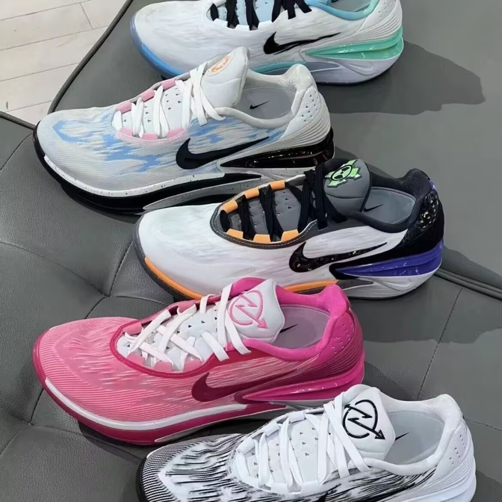 Nike Air Zoom GT Cut 2 PE 男女運動鞋實戰籃球鞋GT2 白黑冷藍粉粉白- 潮boom了