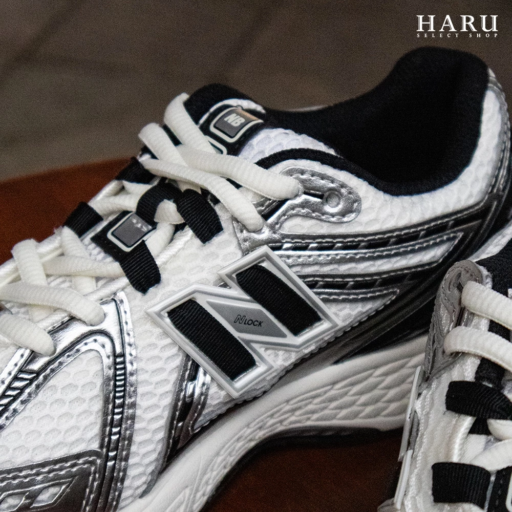 NB New Balance 1906男女同款 復古鞋 Y2K 奶油白銀黑色 M1906RER D楦-細節圖4