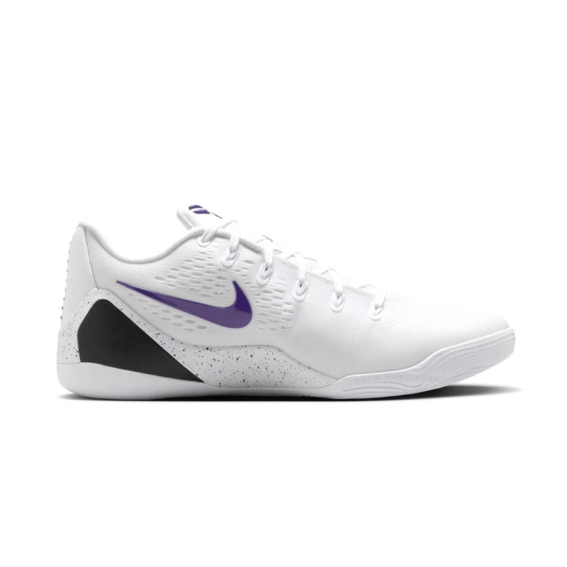 Nike Kobe 9 Low Protro White Purple 白紫 黑曼巴 籃球鞋 男款 IH1401-100-細節圖3