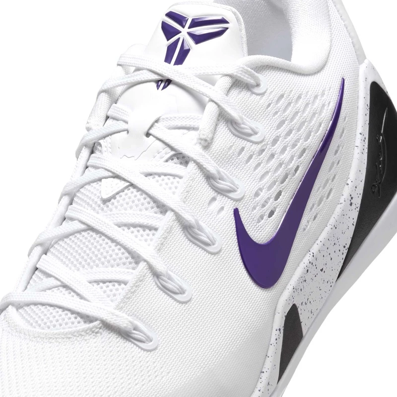 Nike Kobe 9 Low Protro White Purple 白紫 黑曼巴 籃球鞋 男款 IH1401-100-細節圖7