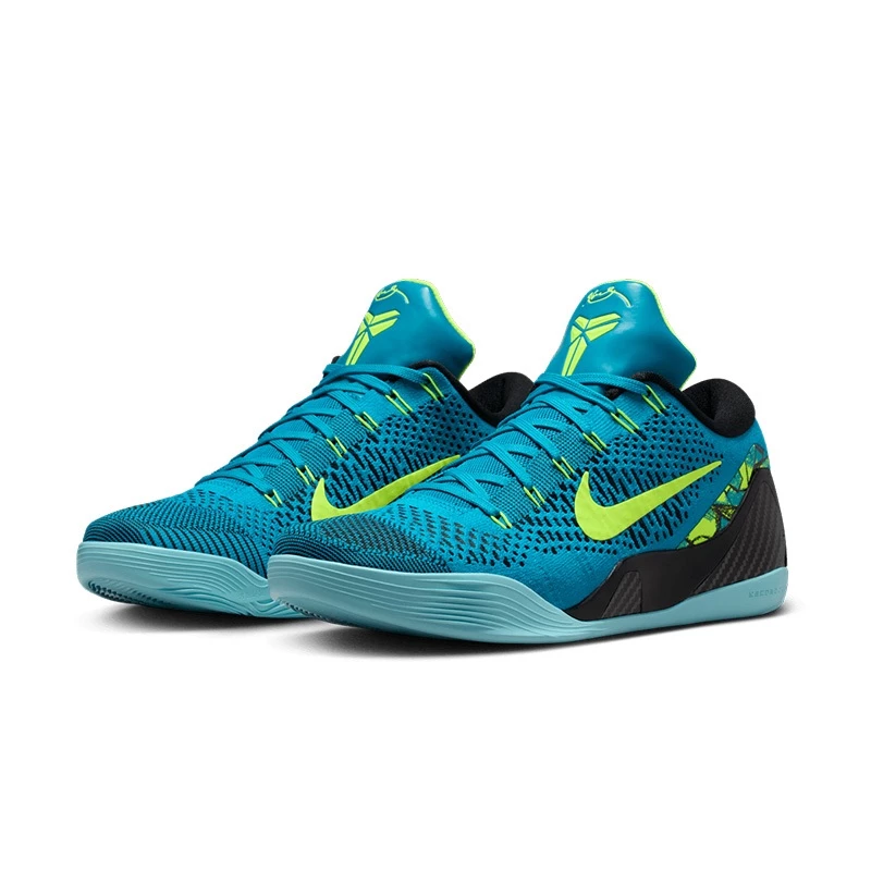 Nike Kobe 9 Elite Low Perspective 綠松石 籃球鞋 男鞋 IO3673-400-細節圖2