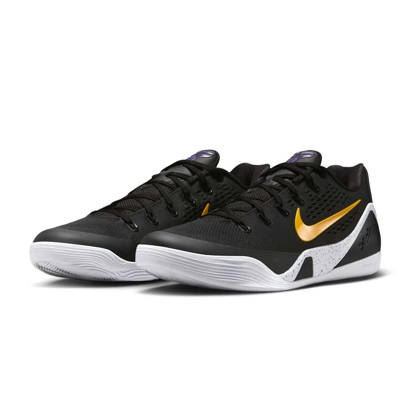 Nike Kobe 9 EM Low Protro 黑曼巴 黑金 籃球鞋 男款 IH1401-002-細節圖2