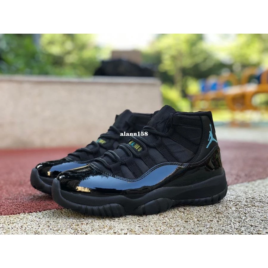 Air Jordan 11 Gamma AJ11 伽瑪藍 黑色 漆皮 籃球鞋 378037-006-規格圖9