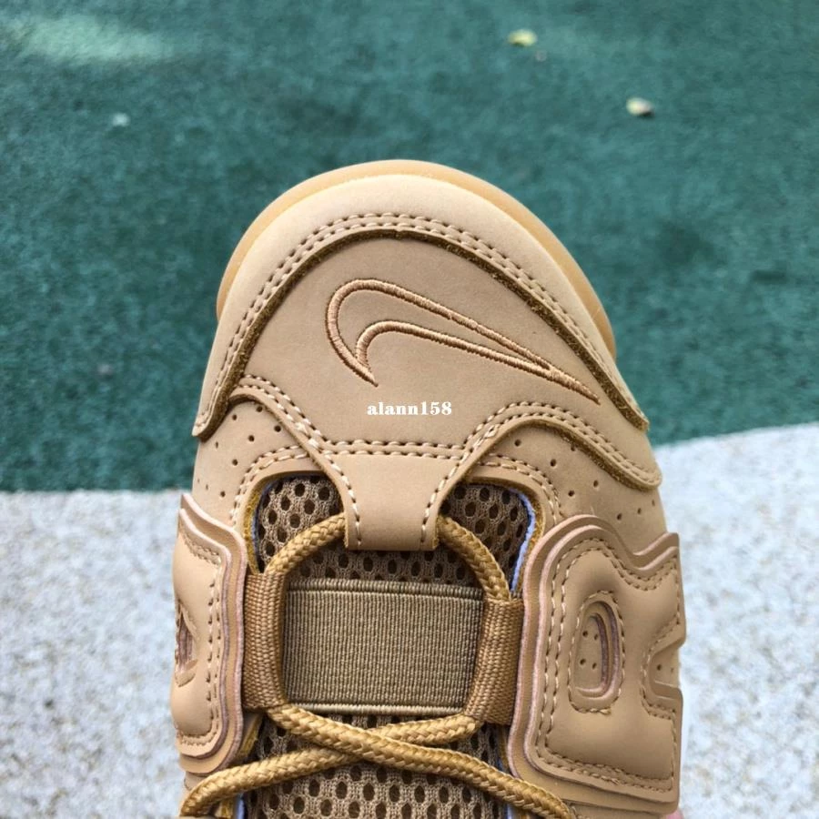 Nike Air More Uptempo 96 大AIR 卡其 小麥色 復古 籃球鞋 aa4060-200-細節圖3