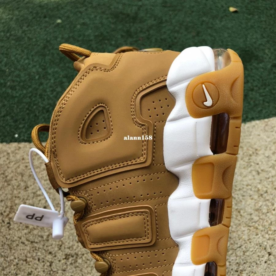 Nike Air More Uptempo 96 大AIR 卡其 小麥色 復古 籃球鞋 aa4060-200-細節圖4