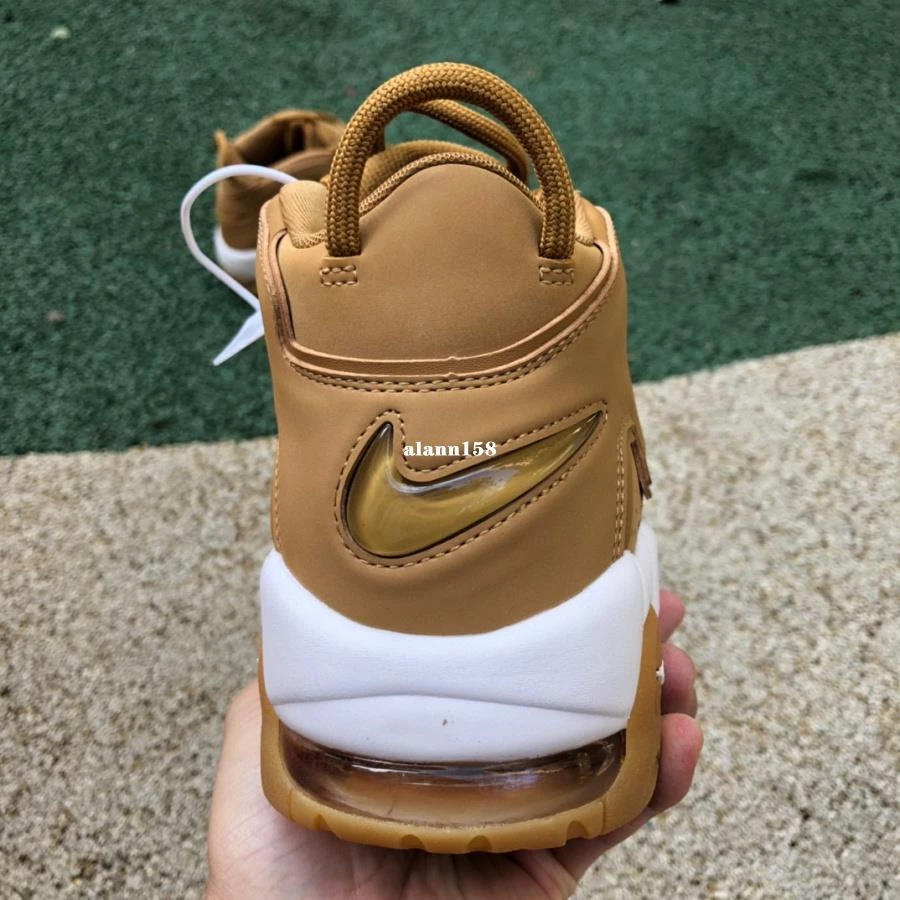 Nike Air More Uptempo 96 大AIR 卡其 小麥色 復古 籃球鞋 aa4060-200-細節圖6
