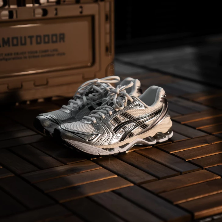 Asics Gel-kayano 14 ＂Cream Black＂ 米黑銀-細節圖2