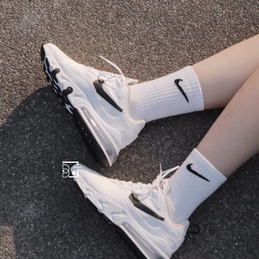 NIKE Air Max 270 React CI3899-101 黑白-細節圖2