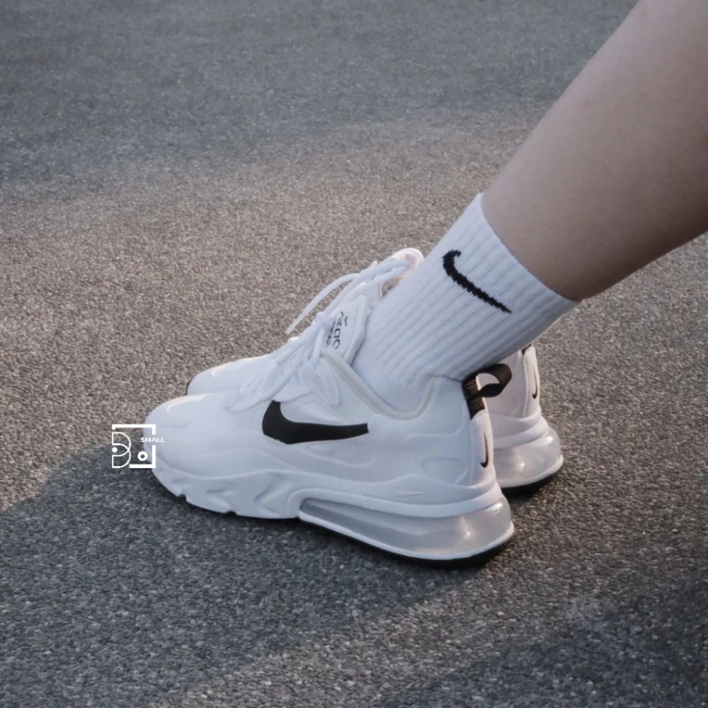 NIKE Air Max 270 React CI3899-101 黑白-細節圖3