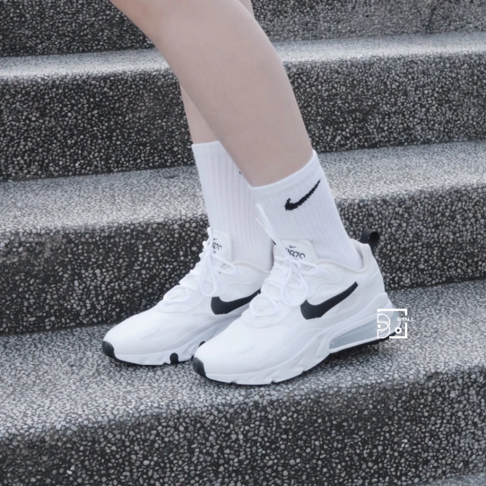 NIKE Air Max 270 React CI3899-101 黑白-細節圖4