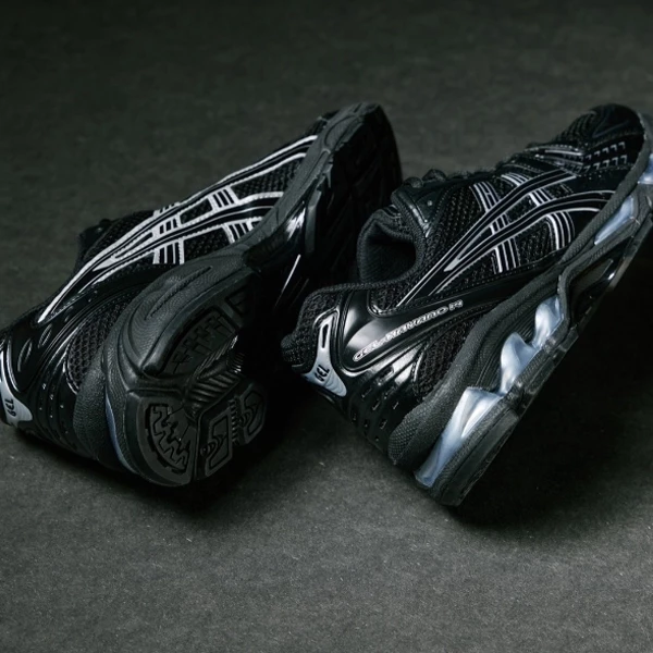 ASICS 慢跑鞋 GEL-KAYANO 14 Black 黑銀 金屬 復古 男 1201A019-006-細節圖4