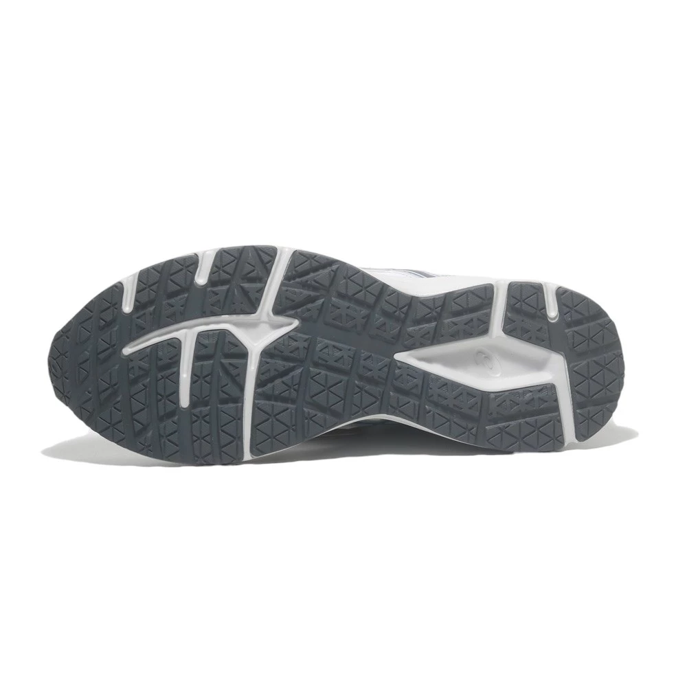 ASICS 慢跑鞋 JOG 100S 白灰藍 復古 情侶鞋 男女 1203A684-100-細節圖5