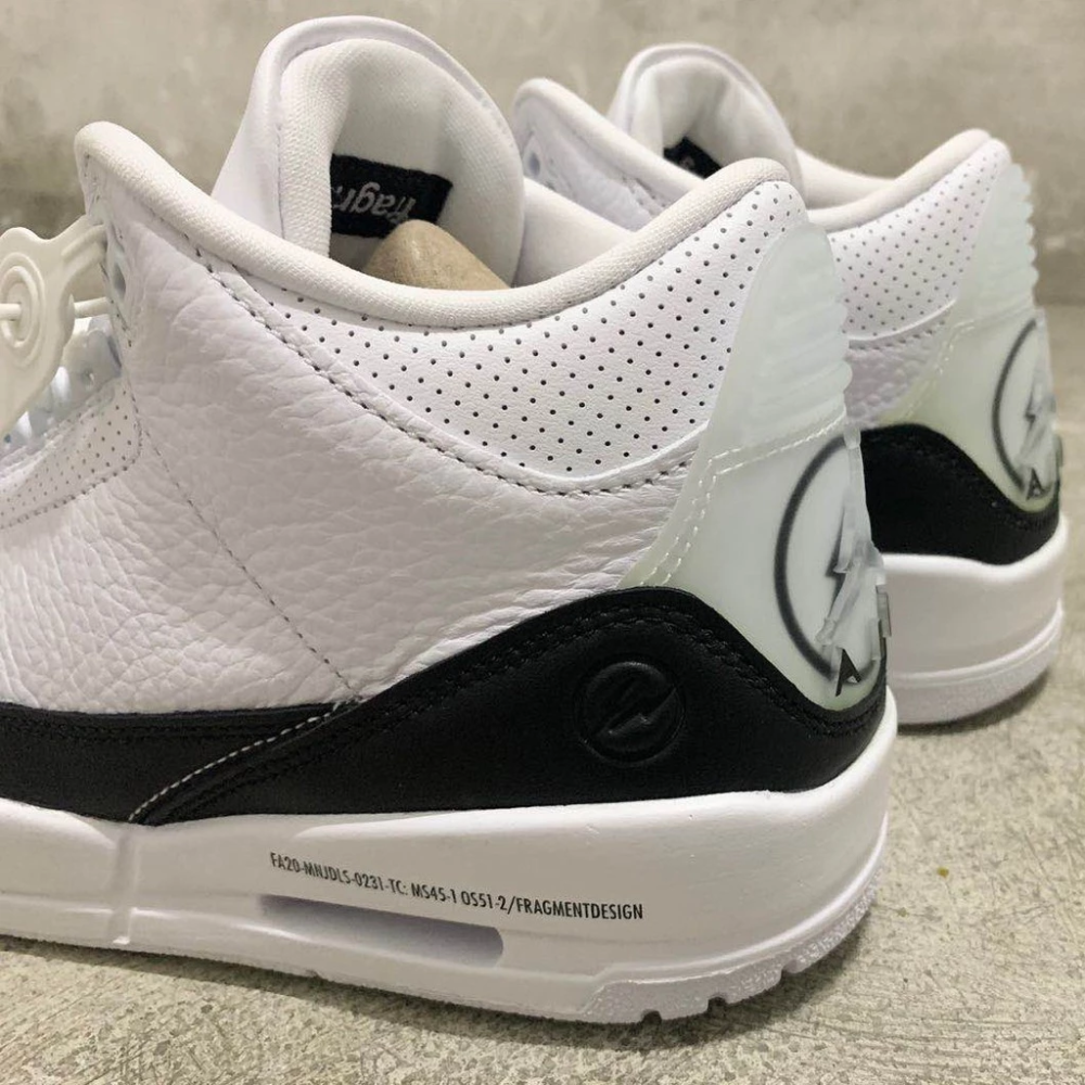 Fragment Design x Air Jordan 3 藤原浩 DA3595-100-細節圖5