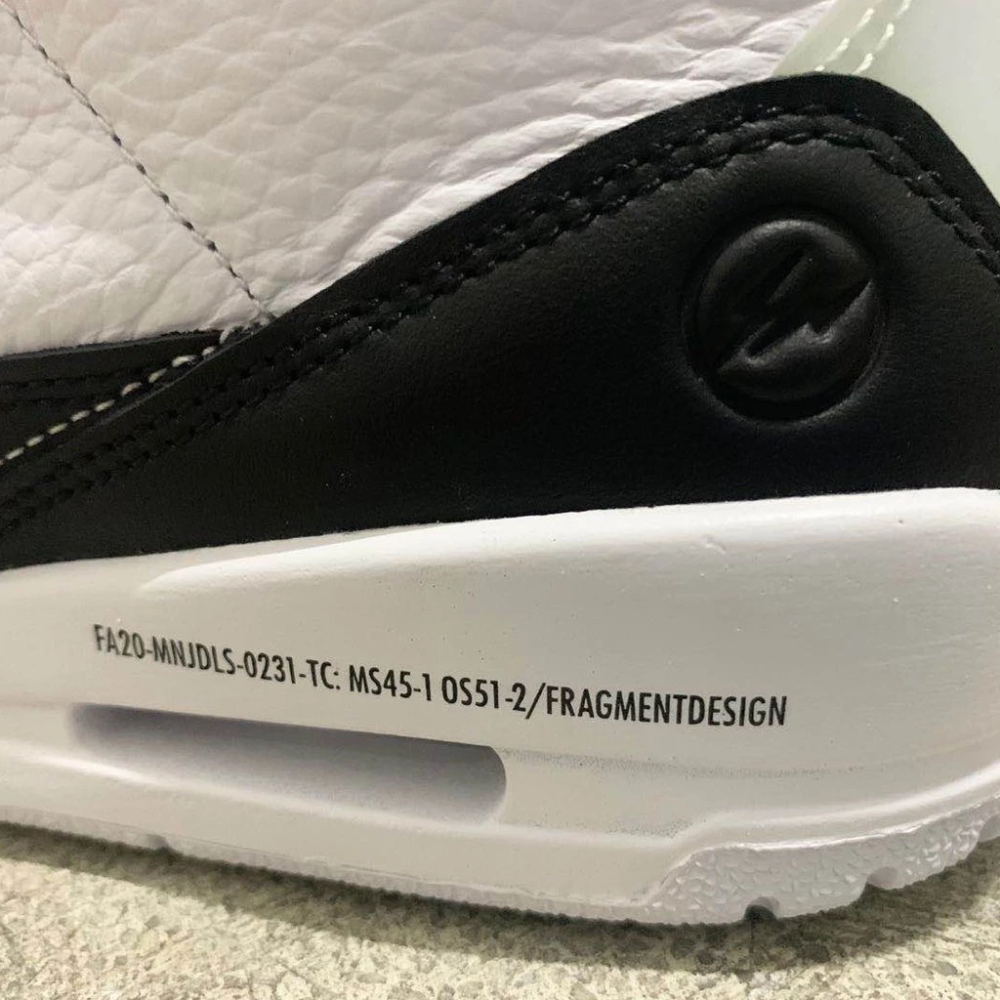 Fragment Design x Air Jordan 3 藤原浩 DA3595-100-細節圖6