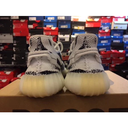 ADIDAS YEEZY BOOST 350 V2 白斑馬 CP9654 男女鞋-細節圖3