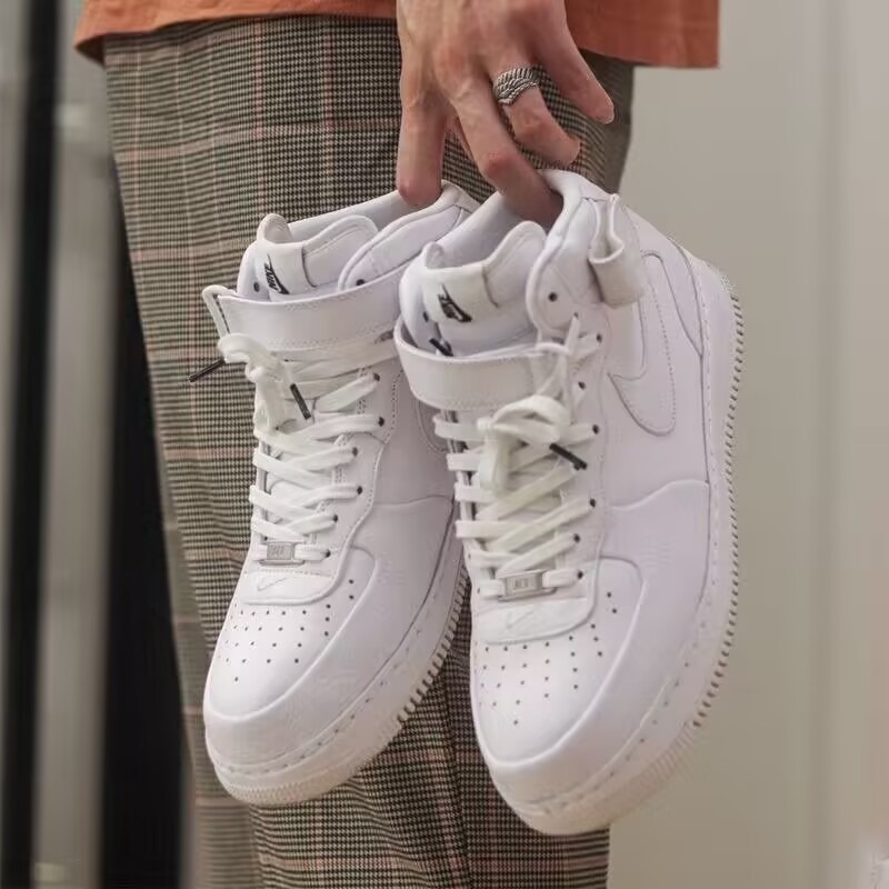 Nike Air Force 1 中筒鞋 ＇07 白 男鞋 CW2289-111-細節圖3