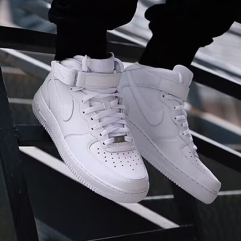 Nike Air Force 1 中筒鞋 ＇07 白 男鞋 CW2289-111-細節圖5