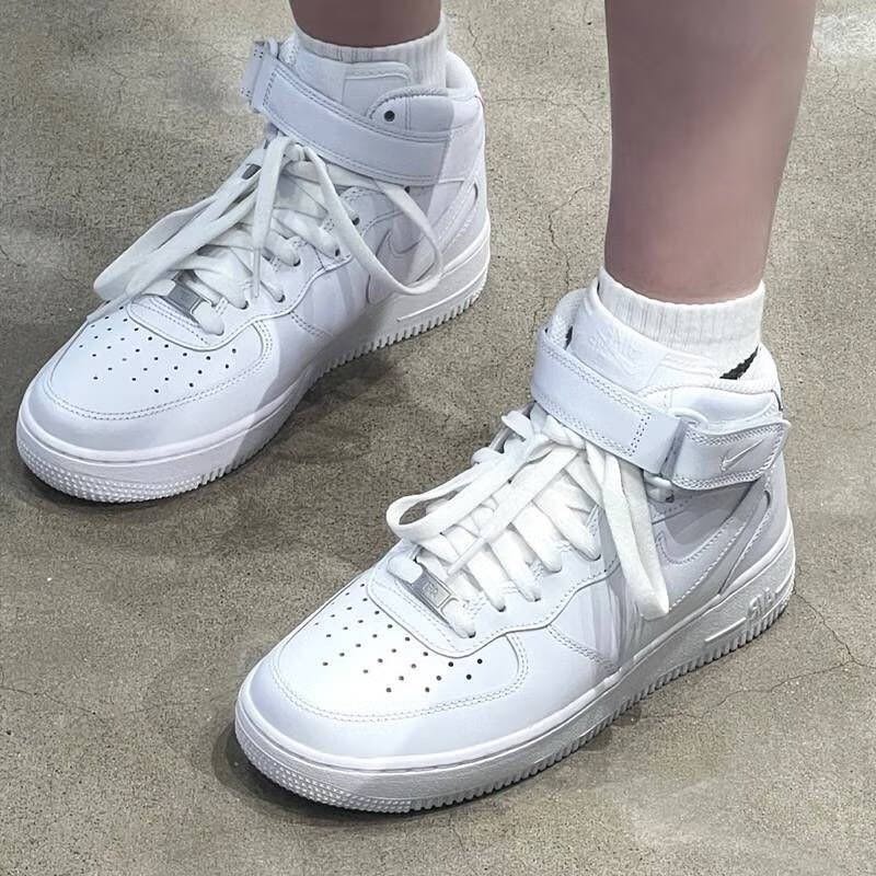 Nike Air Force 1 中筒鞋 ＇07 白 男鞋 CW2289-111-細節圖6