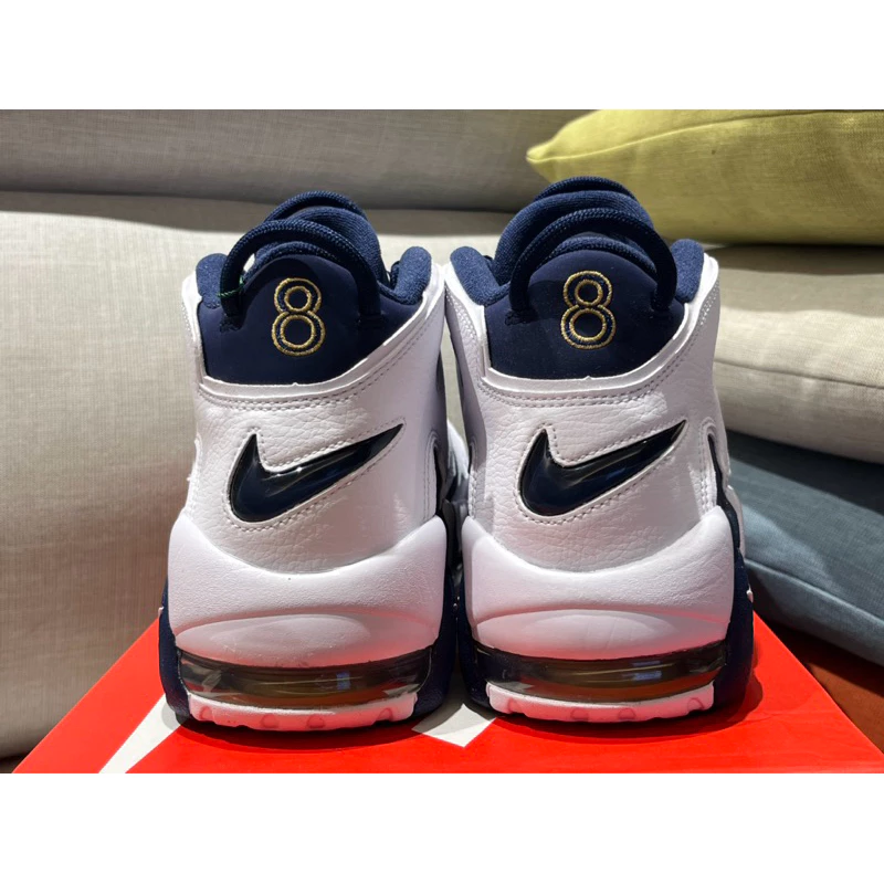 Nike Air More Uptempo 96 2024 版 Pippen 奧運 男士運動籃球鞋FQ8182-100-細節圖4