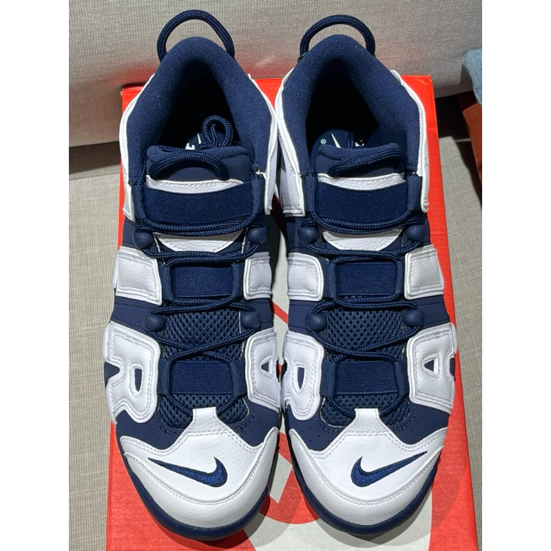 Nike Air More Uptempo 96 2024 版 Pippen 奧運 男士運動籃球鞋FQ8182-100-細節圖6