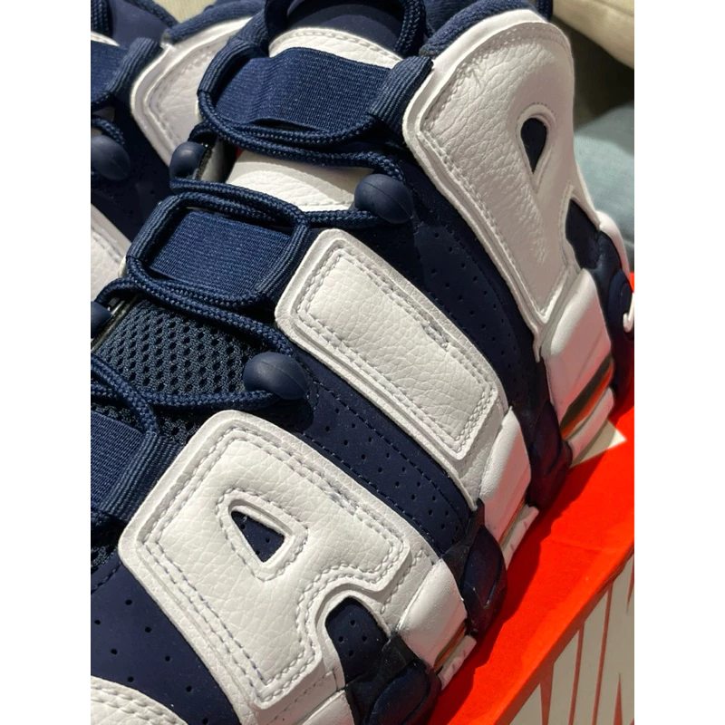 Nike Air More Uptempo 96 2024 版 Pippen 奧運 男士運動籃球鞋FQ8182-100-細節圖8