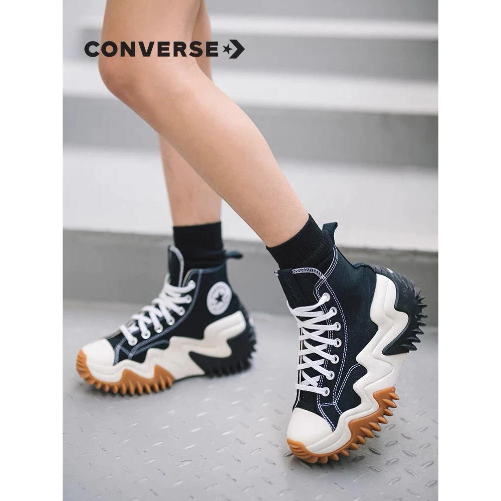 CONVERSE RUN STAR MOTION HI 男女鞋 高筒 休閒鞋 厚底 黑-171545C-細節圖7