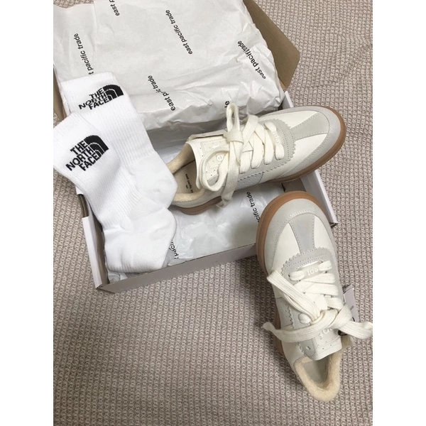 EPT 德訓鞋 鞋子 復古鞋 SANTOS 白灰 白綠-細節圖2